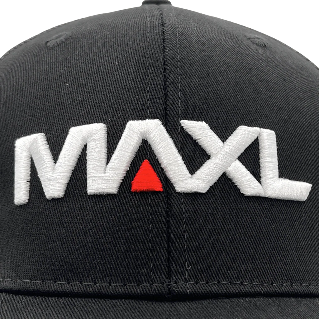 MAXL Mesh Flat Brim Hat - Black - Image 4